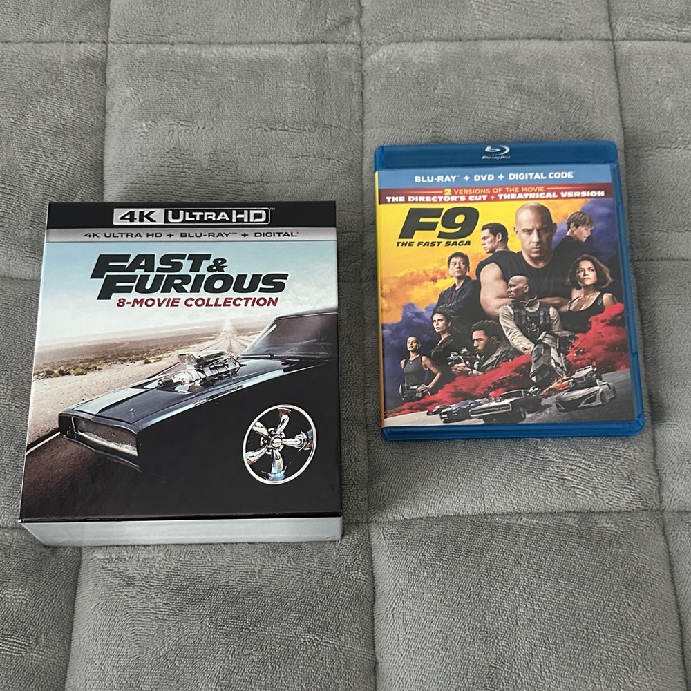 Fast & Furious 8-Movie Collection and F9 Blu-ray Set